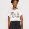 Anna Field T-Shirt Print - White 2 Anna Field T-Shirt Print - White -Anna Field e70adec91ec9432584b4118993b7c6c7