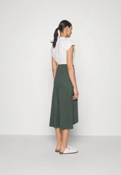 Anna Field Basic Wrap Over Midi Skirt- A-Lijn Rok - Light Green -Anna Field e90a91cd5e1a410d9fdcdb9cfd8d98a2