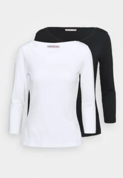 Anna Field 2 Pack - Longsleeve - White/Black -Anna Field e9103d8e05a6451786eb0ce01a8aec49