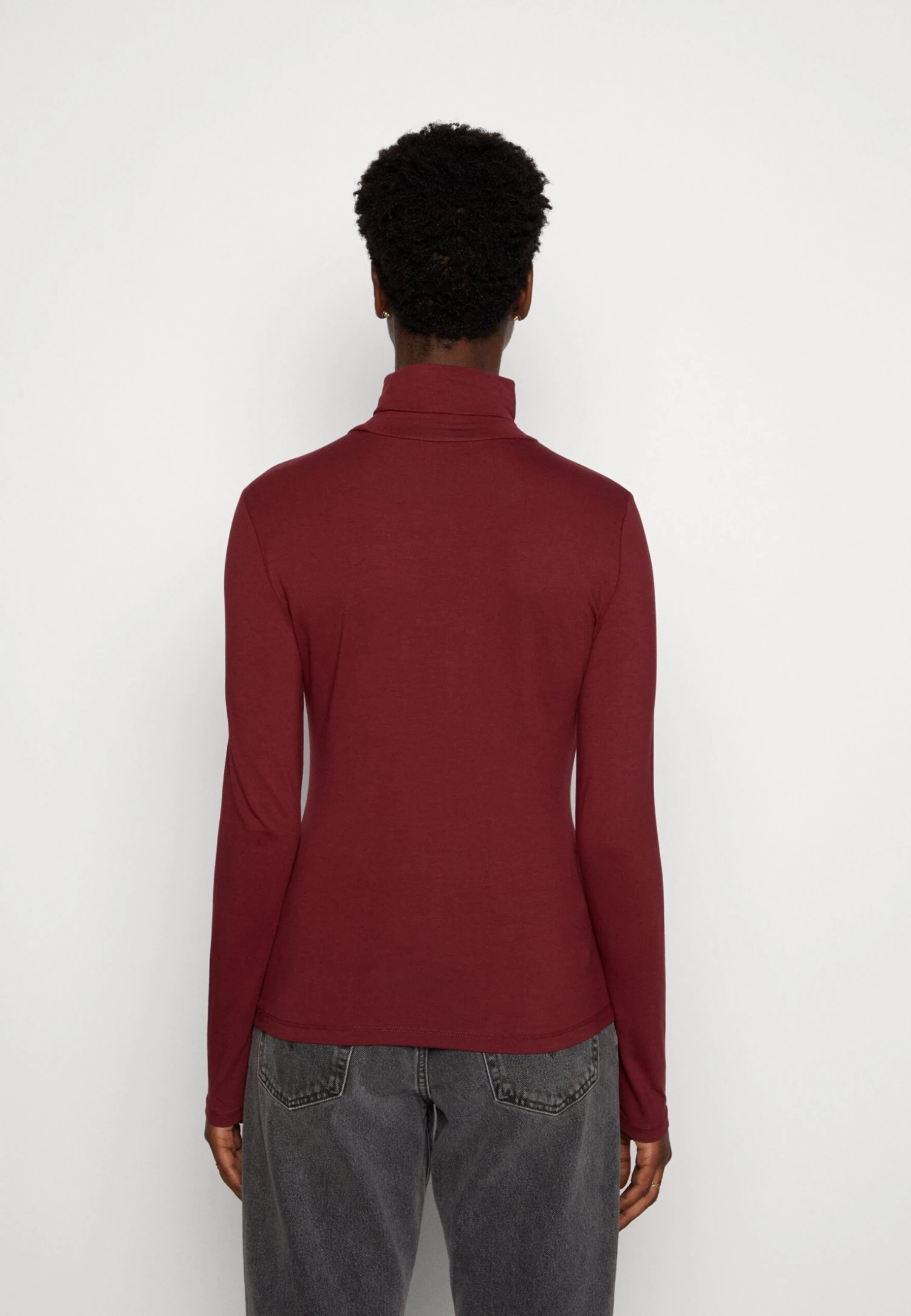 Anna Field Longsleeve - Dark Red 5 Anna Field Longsleeve - Dark Red - Afbeelding 3