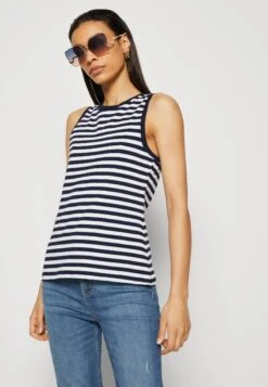 Anna Field Top - Dark Blue/White -Anna Field ee9d42dfd28f4d4b84c48983ebfa2fd2