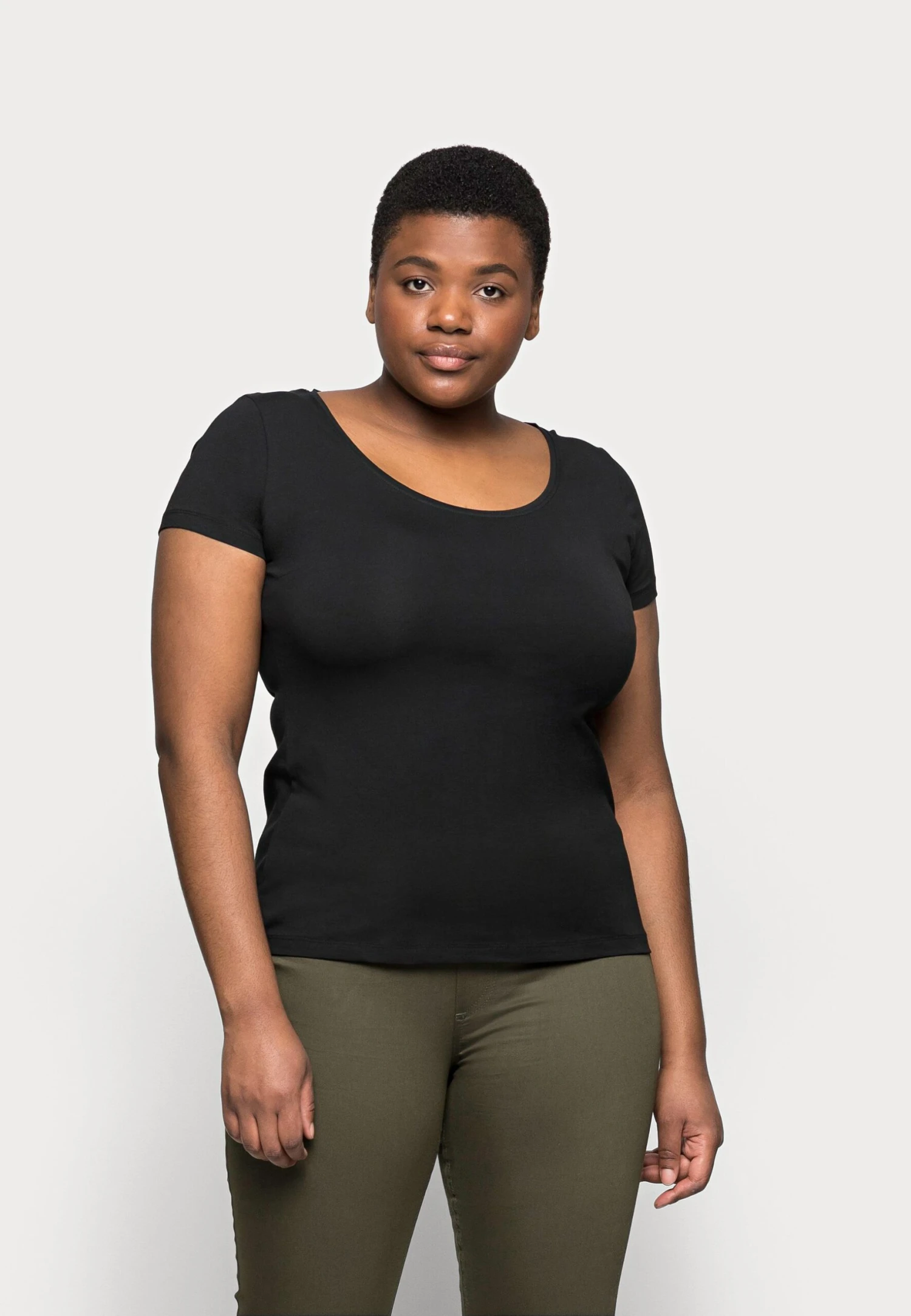 3Er Pack- T-Shirt Basic - Blue/Green/Black 5 3Er Pack- T-Shirt Basic - Blue/Green/Black - Afbeelding 3