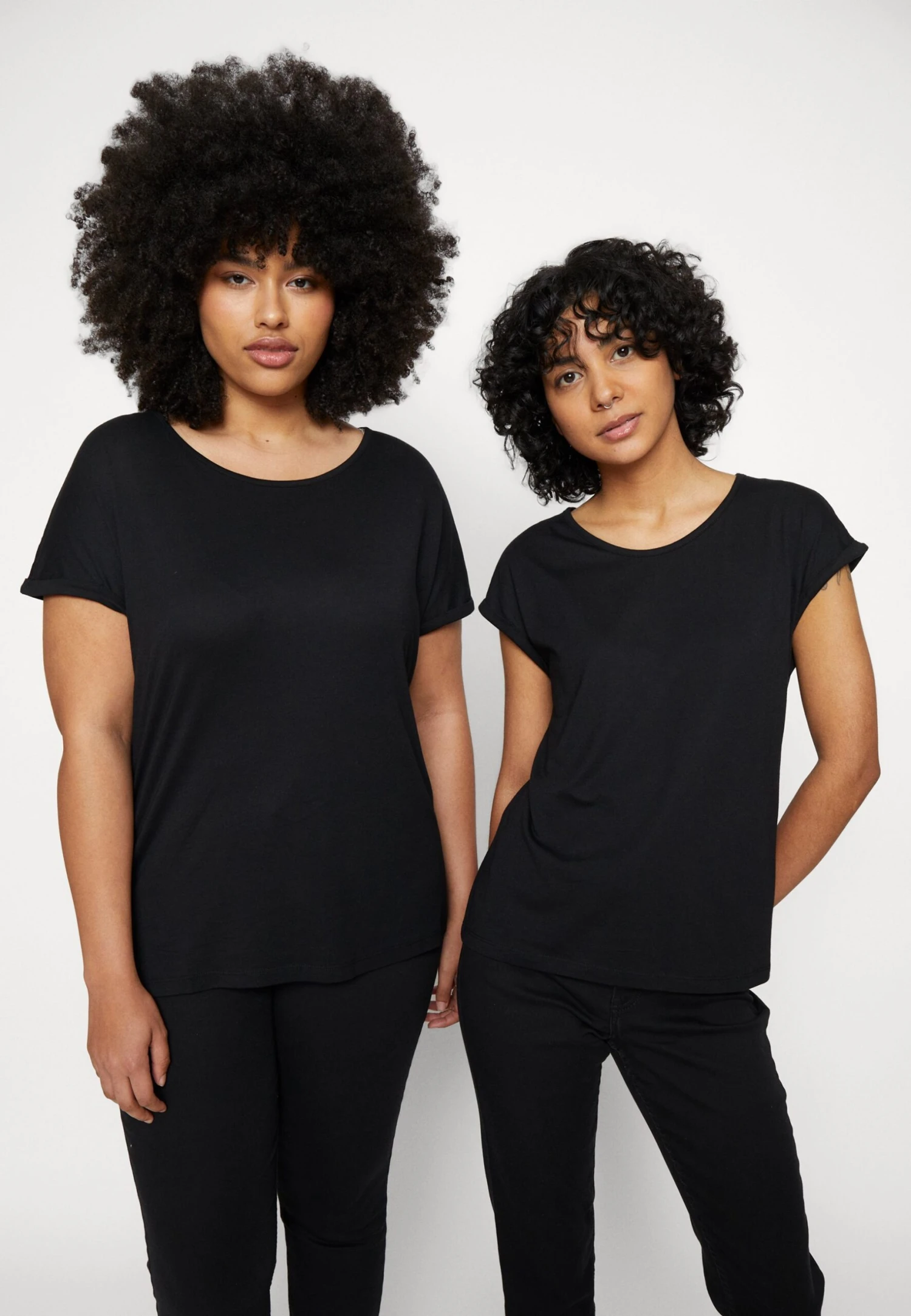 Anna Field 3 Pack - T-Shirt Print - Light Blue/White/Black 6 Anna Field 3 Pack - T-Shirt Print - Light Blue/White/Black - Afbeelding 4