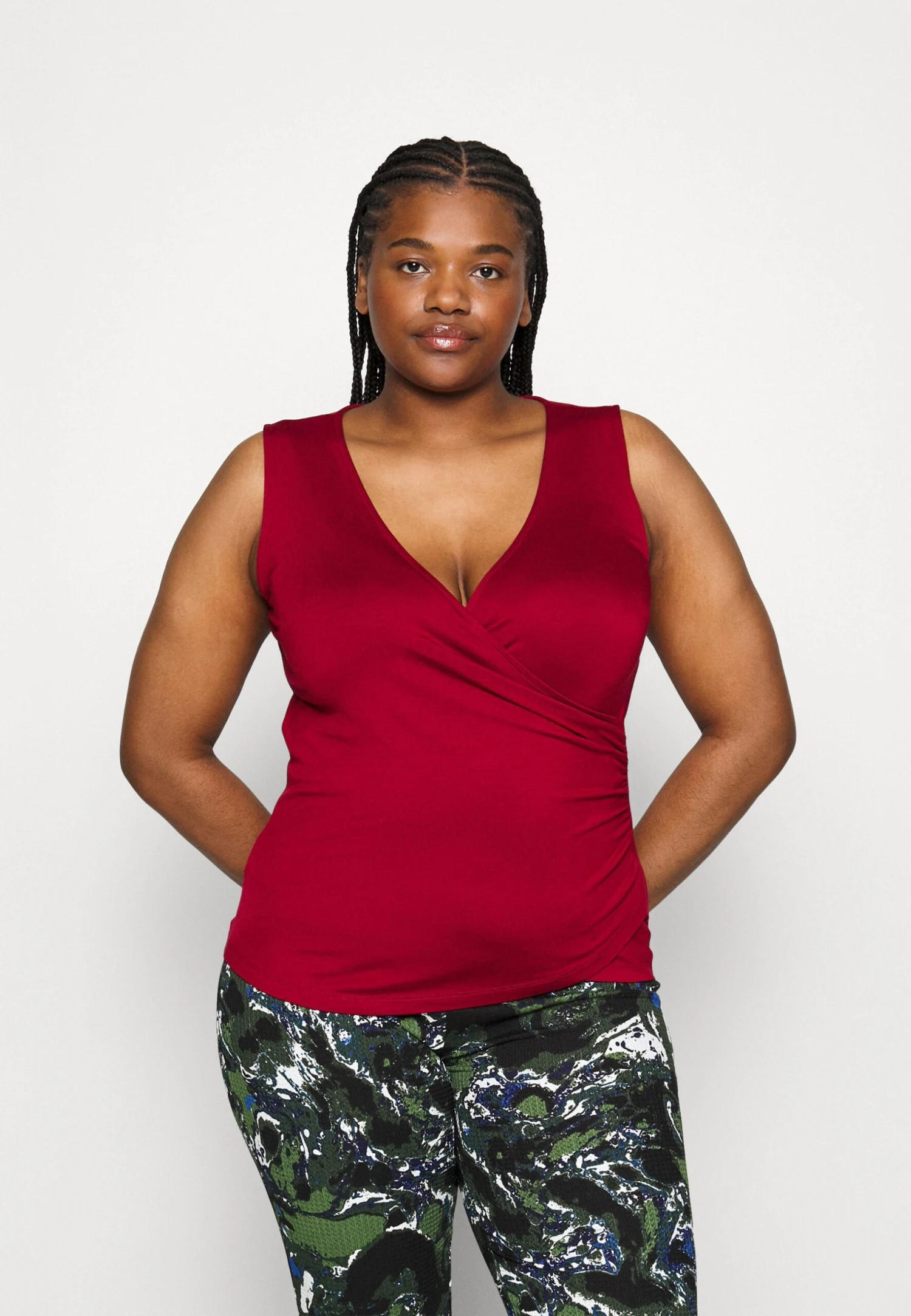 Top - Dark Red 3 Top - Dark Red