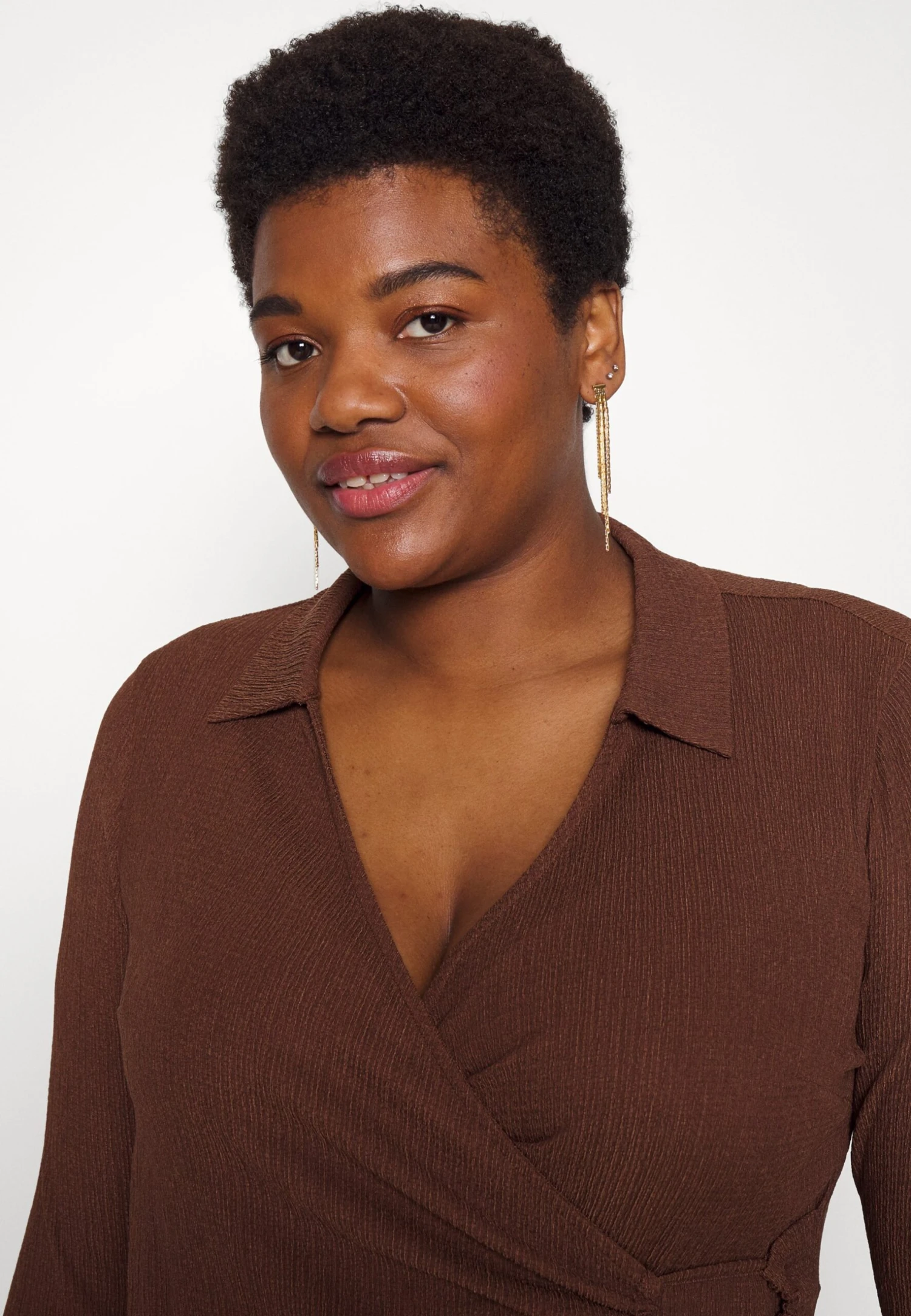 Jerseyjurk - Dark Brown 6 Jerseyjurk - Dark Brown - Afbeelding 4