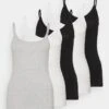 Anna Field 5 Pack - Top - Black/White/Mottled Light Grey -Anna Field f538e171eaa043199ca03d19be0bf8eb