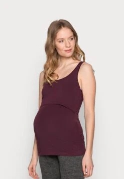 Nursing 2 Pack - Top - Top - Bordeaux/Black -Anna Field f5477f2b54c64a4ebdbcbbdd17c6a56c