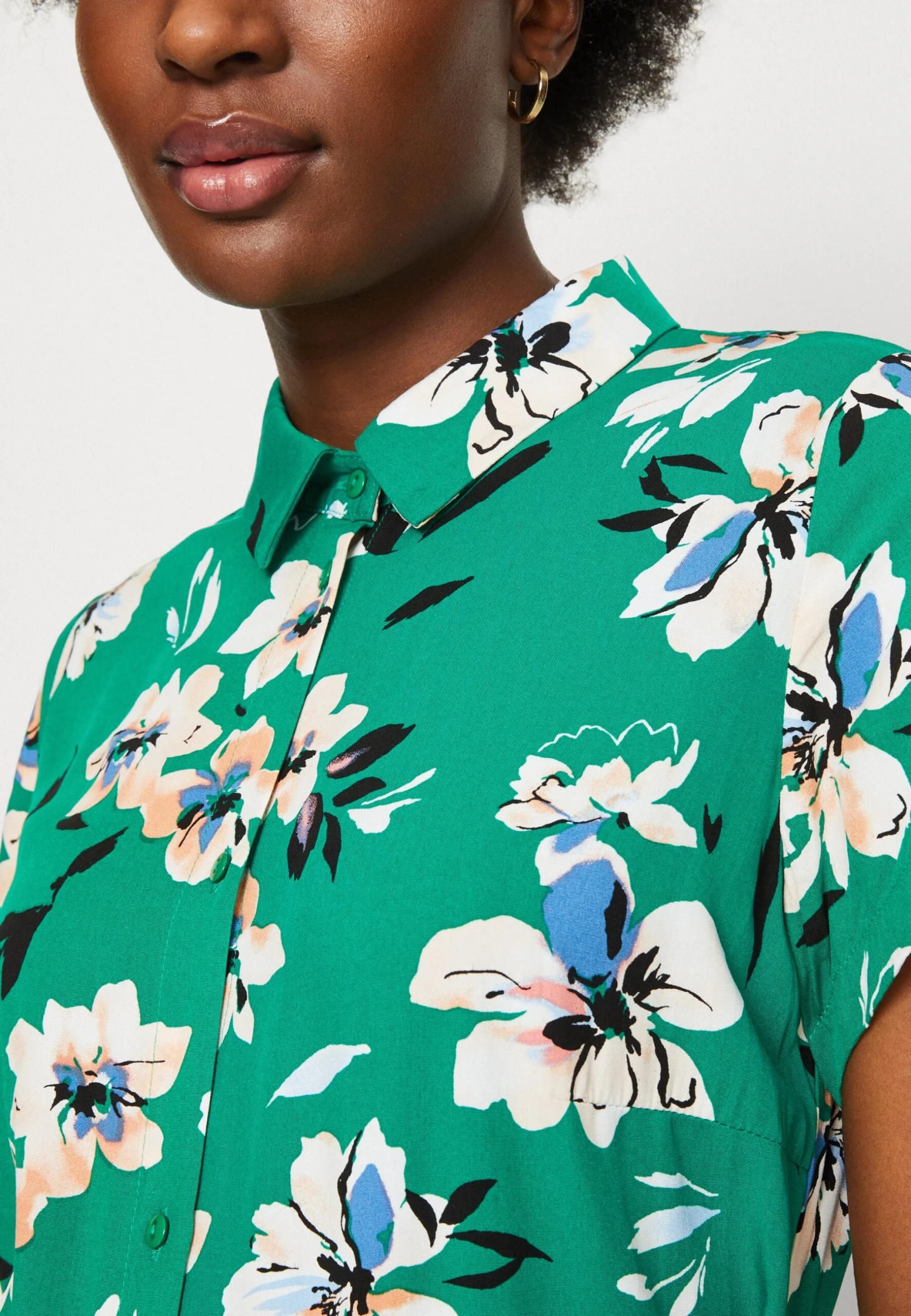 Anna Field Blousejurk - Green/Pink 10 Anna Field Blousejurk - Green/Pink - Afbeelding 8