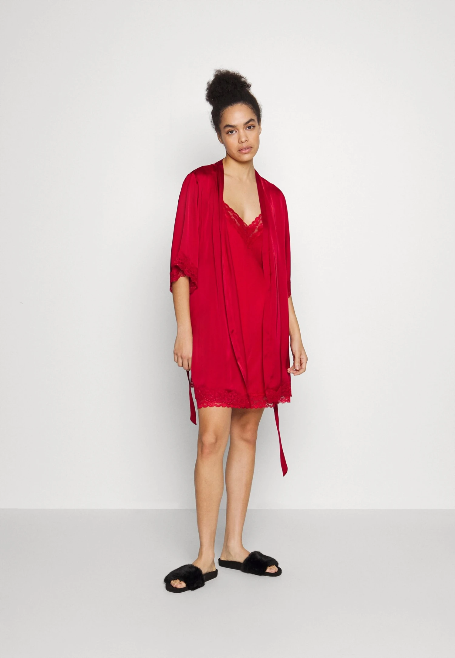 Anna Field Nachtjapon - Red 4 Anna Field Nachtjapon - Red - Afbeelding 2