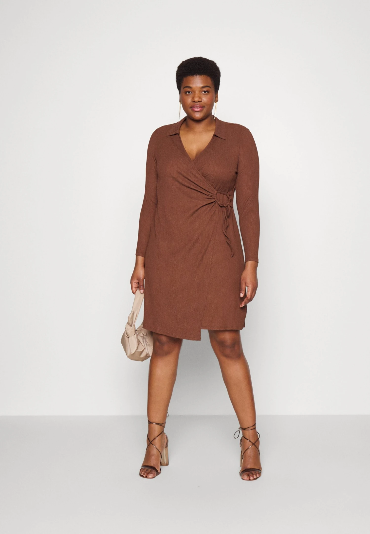 Jerseyjurk - Dark Brown 4 Jerseyjurk - Dark Brown - Afbeelding 2