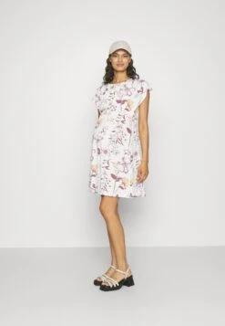 Fit And Flare Flowy Dropped Shoulder- Jerseyjurk - Beige/Lilac 9 Fit And Flare Flowy Dropped Shoulder- Jerseyjurk - Beige/Lilac -Anna Field fa6d54a652cd4410a801ebdd525b7474