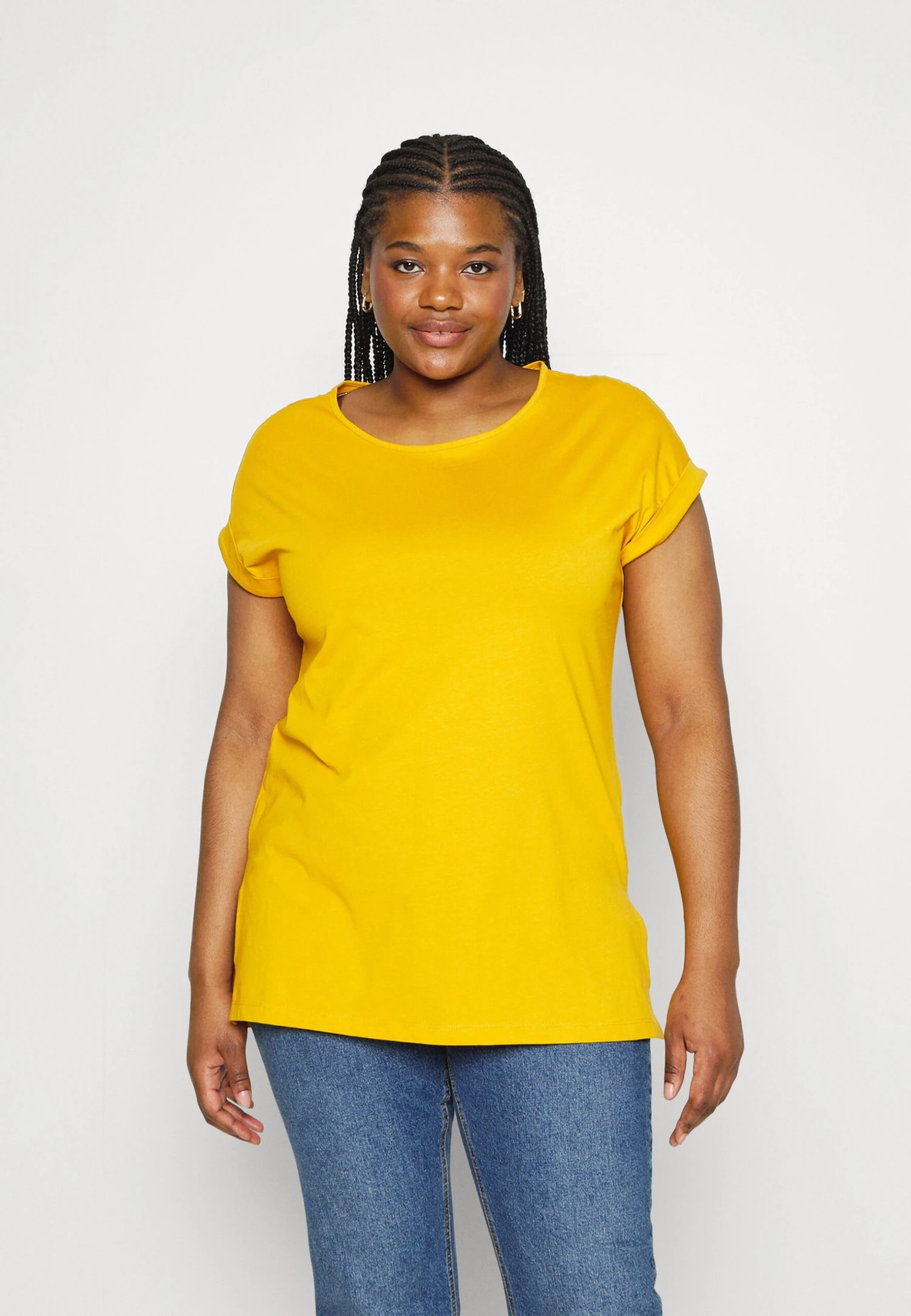 Long- T-Shirt Basic - Dark Yellow 3 Long- T-Shirt Basic - Dark Yellow